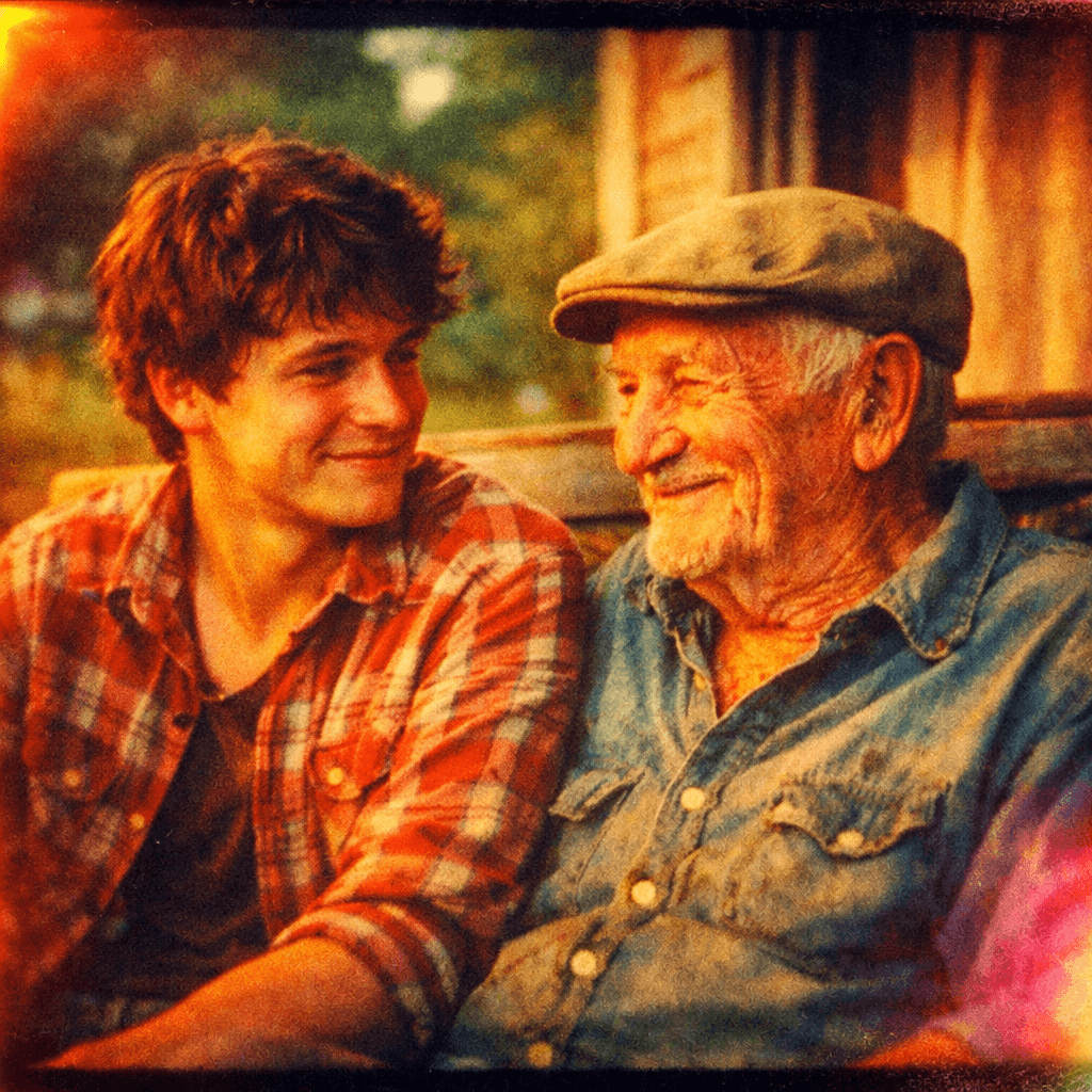 Warm twilight camaraderie