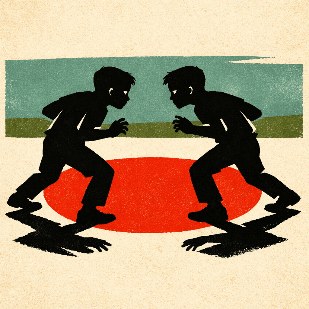 Silent Standoff in Motion