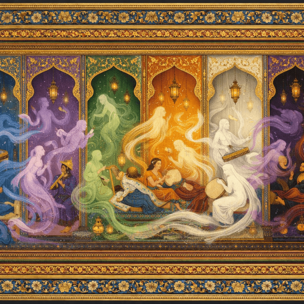 Dreams Flow Through Seven Colored Halls