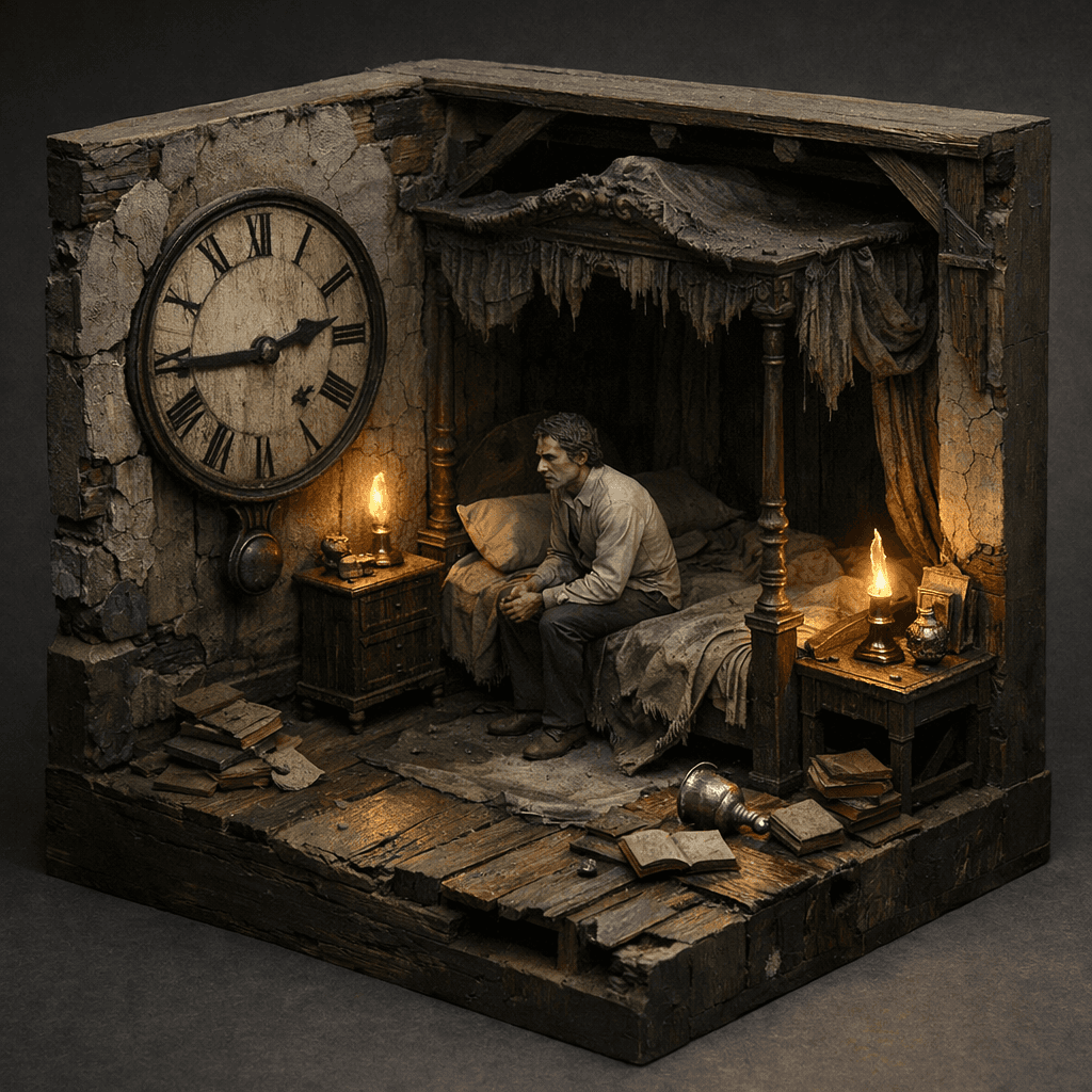 Nighttime Chamber in Cutaway View